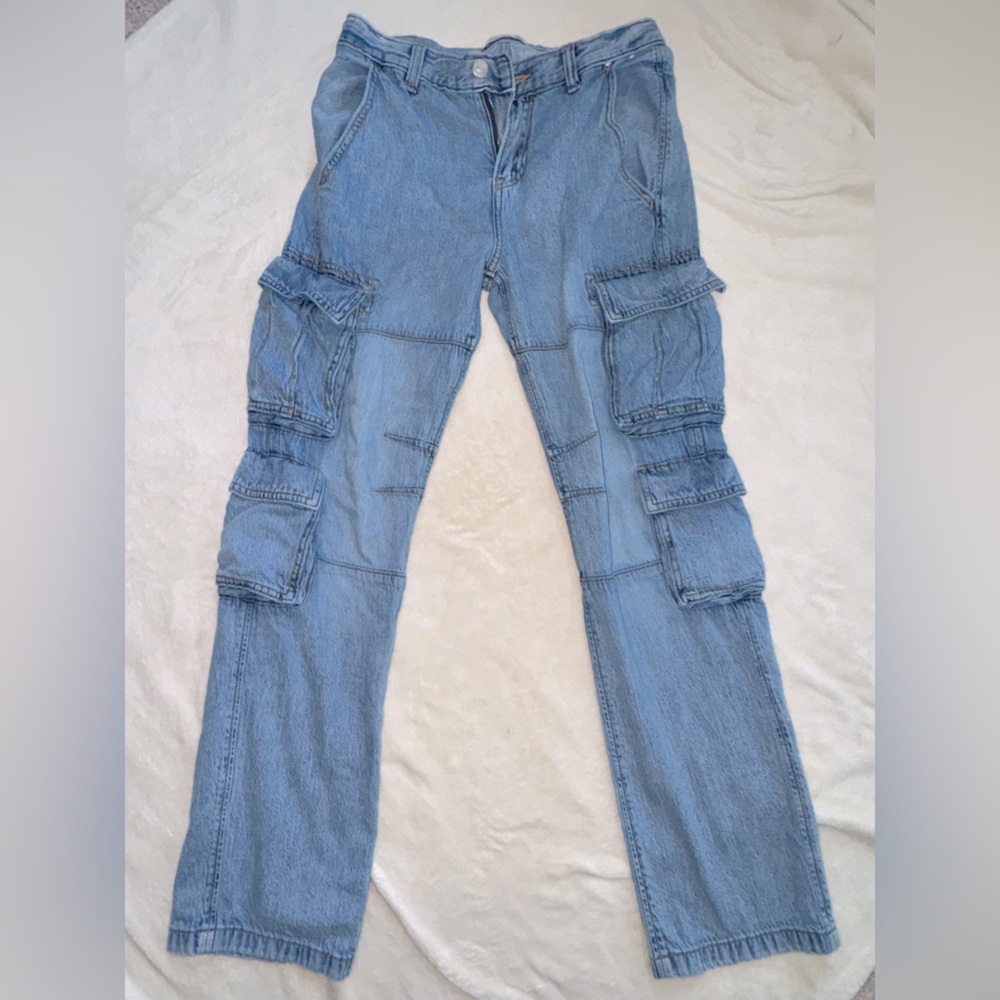 Abercrombie lightweight cargo jeans